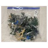 Plastic G.I. Joeï¿½s, cannons, trees