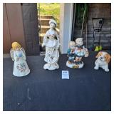 vintage porcelain figurine  woman made in Japan,