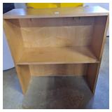 Two tier wooden shelf 27 1/2 x 11 x 29 1/2