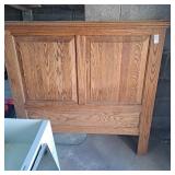 Twin oak headboard