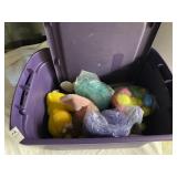 Tote of Easter decorations