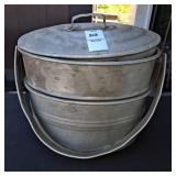 Vintage aluminum coal miner