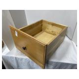 Hickory drawer, face measures 11 x 15 1/2