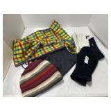 Nylon tassel cap, nylon backpack, Carhartt pull