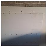 Two pieces of dry wall boards