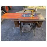 Singer, treadle, sewing machine