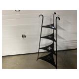 Longaberger four tier wrought-iron stand, 41 ï¿½