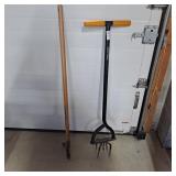 Fiskars All-Steel Fixed 6-Tine Long-handle