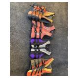 Four adult life jackets
