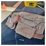 heavy-duty leather tool belt