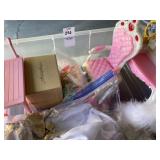 Barbie bath and vanity furniture set, five