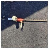 vintage Little Wonder electric hedge trimmer,