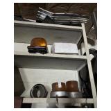 Lot of Caution Lights