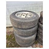 15-inch aluminum wheels from a 1988-1991 GMC or