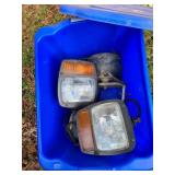 Snow plow lights