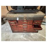 Vintage Metal Toolbox
