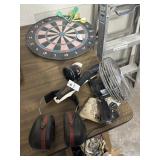 Ear Muffs, Fishing Rod, Desk Fan