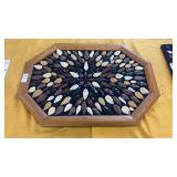 27x19 Flint Arrowhead Framed Decor