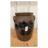 3 Gallon Black Stoneware Crock