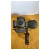 Antique bicycle or motorcycle ï¿½ solar ï¿½ lamp