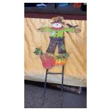 Scarecrow Metal Garden Decor