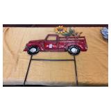 Metal Truck Garden Decor