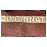 Forged Cast Aluminum Sign 75 x 18 inches