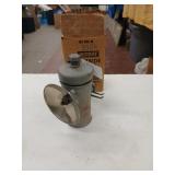 Justrite carbide miners lamp with box