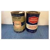 Calcium carbide tins