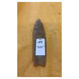 7 INCHES BIG FLINT NATIVE CRAFTED POINT ARROWHEAD