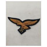 Nazi German Luftwaffe uniform patch 7-1/2" wide,