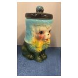 Vintage French bisque poodle cookie jar