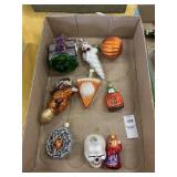 9 pc Fall Halloween Themed Ornaments