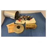 Vintage tin of Collectibles