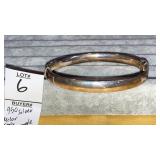 950 sterling silver Hinged Bangle Bracelet Milor