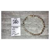 925 sterling XO tennis bracelet