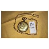 Goldtone American Eagle pocketwatch japan