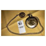 Reliance Croton Hoover Dam commem pocket watch w/