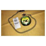 John Deere tractor pocket watch