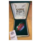 Tara original enameled pin brooch made in Ireland