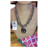 (2) Brighton necklaces w/ cloth pouch