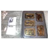 Neiman Marcus gold tone animal bookmarks made in