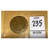 1890-1940 Woodmen of the World token golden