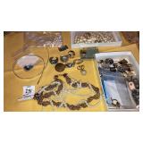 Orphan earrings, loose gemstones,watch band