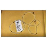 (3) Fresh Water Pearl Bracelets w/ GF clasps