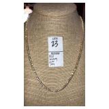 950 Sterling Silver Necklace Milor Italy