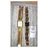 Joan Rivers black face watch, Visage chain band