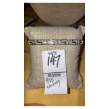 925 sterling Greek key style bracelet