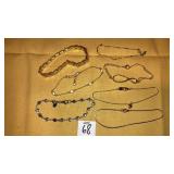 (7) vintage bracelets - 1 is Sarah Coventry