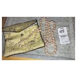 Knotted Pearls necklace with 14k clasp